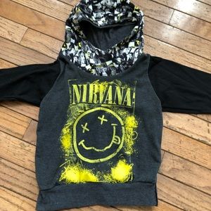 Boutique lightweight nirvana hoodie